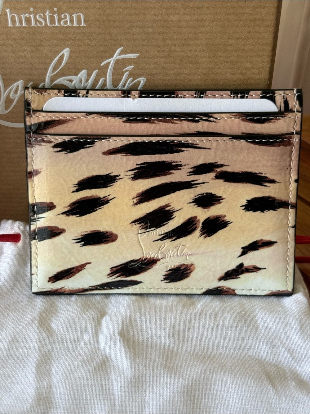 Christian Louboutin LOUBI54 Card Wallet-NWT - Picture 3 of 11